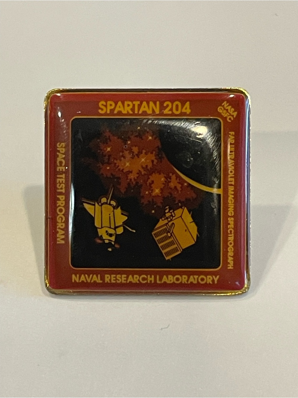Vintage NASA Spartan 204 Lapel Pin #6483